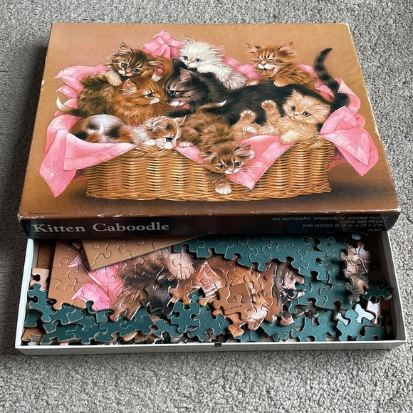 Springbok Games Vintage Puzzle Kitten Caboodle Poshmark